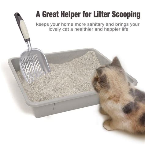 Stainless Steel Durable Pet Cat Litter Scooper